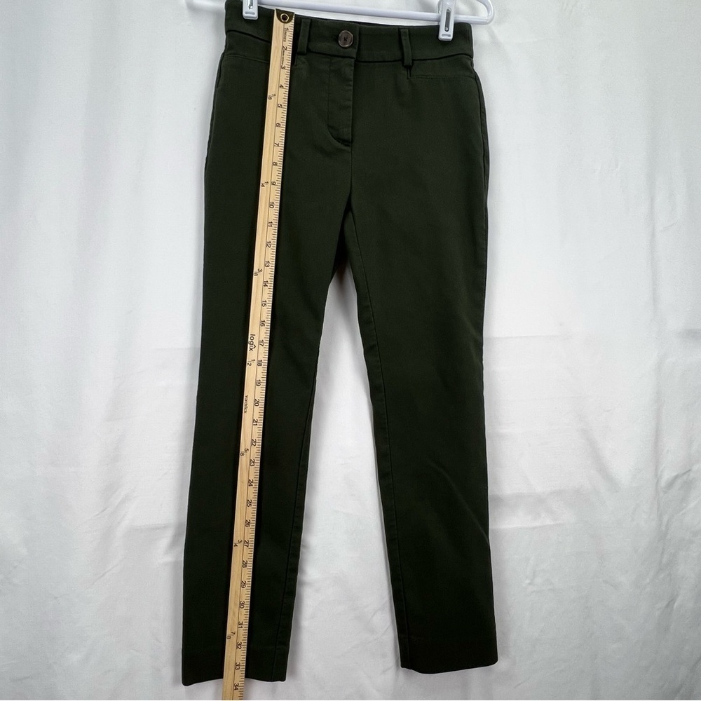 Loft - Women's Slacks - Size 00P - Dark Green - Skinny - Picture 3 of 11